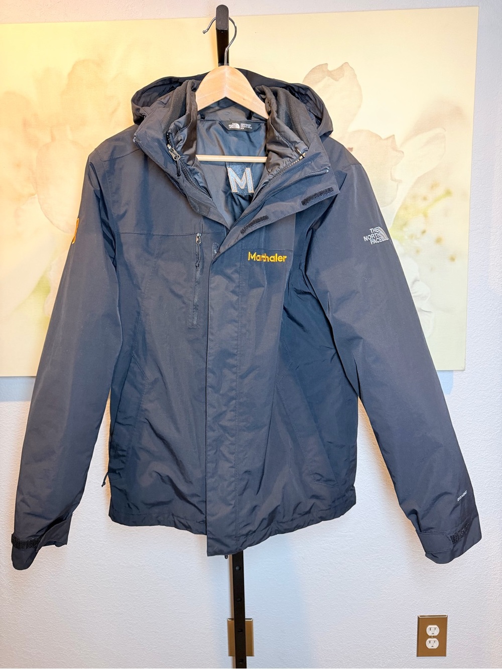 The North Face DryVent TriClimate Jacket in Black with logo